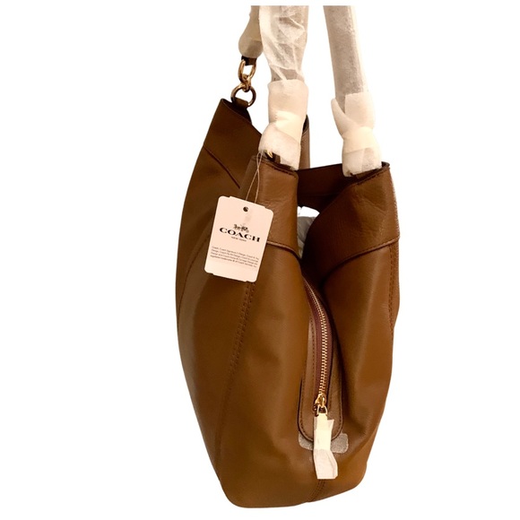 NWT Coach, pebbled, leather large, Lexy shoulder bag - Picture 5 of 14